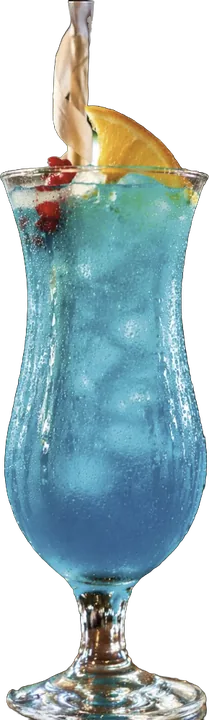 Blue cocktail
